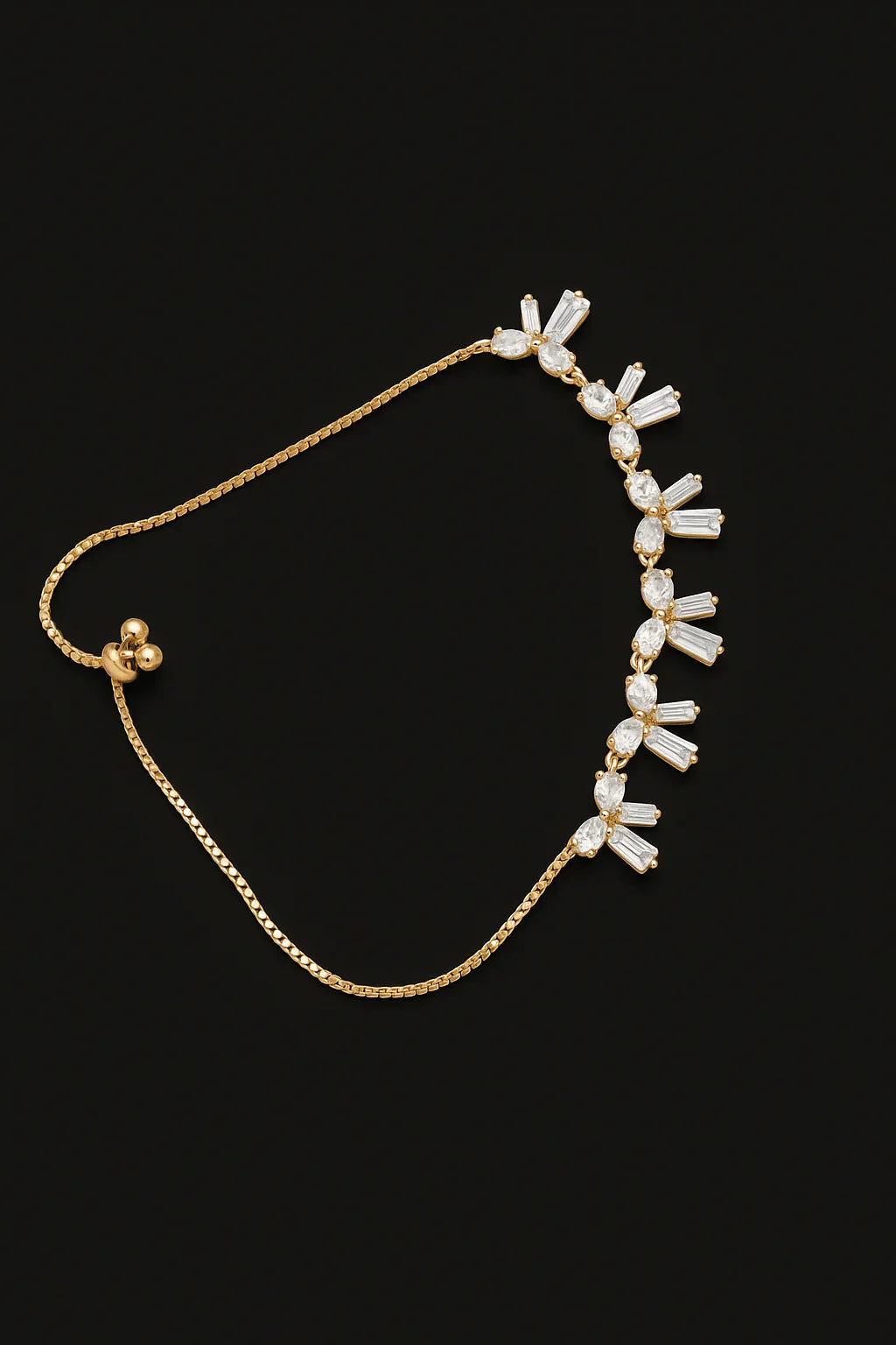 Celestial Radiance Adjustable Gold Bracelet - My Store