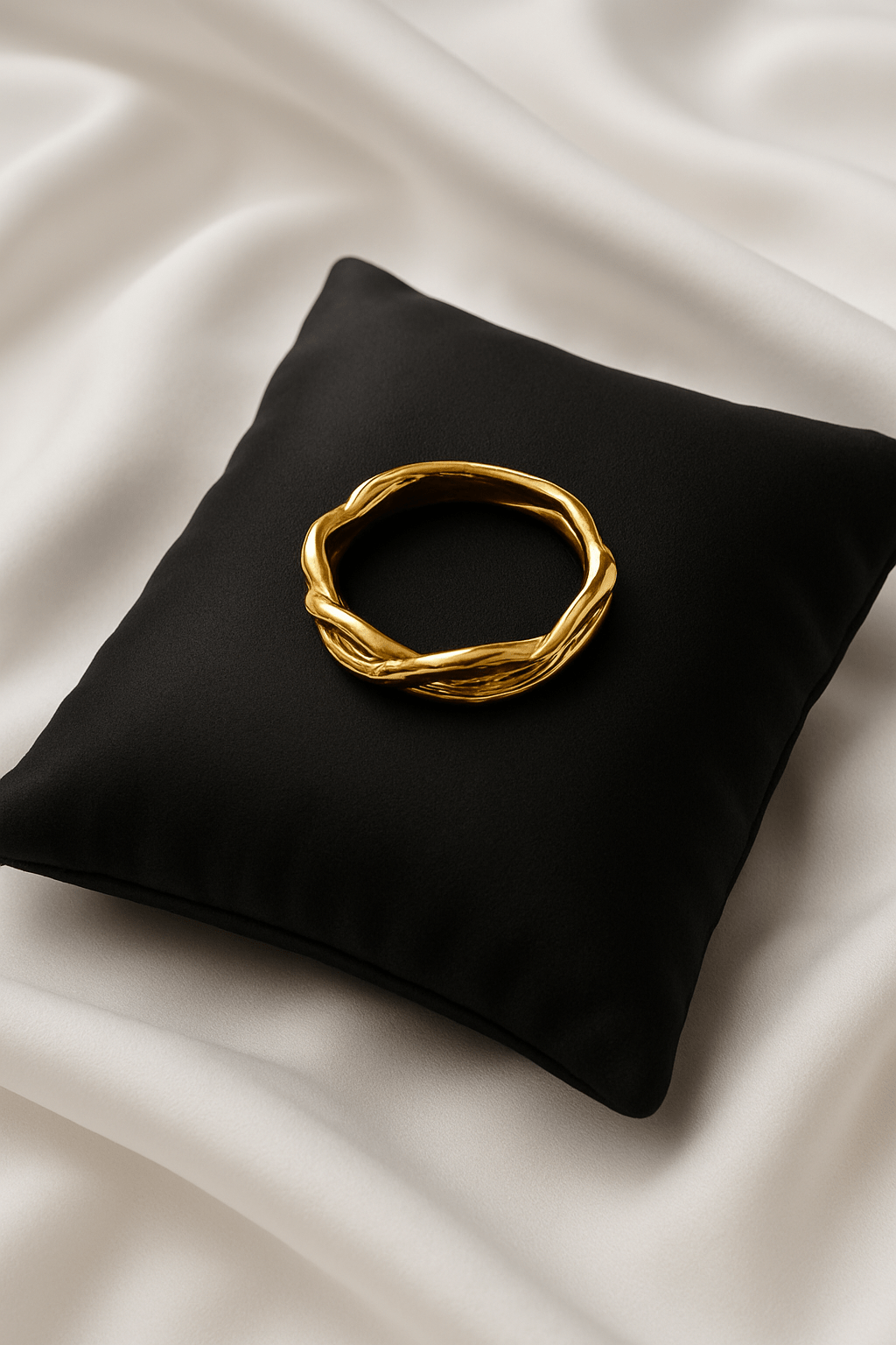 Liquid Gold Organic Band Ring - My Store