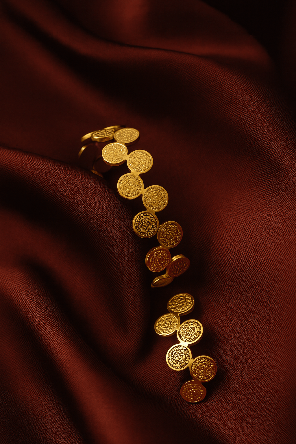 Sona Shakti Temple Coin Hoop Earrings - My Store