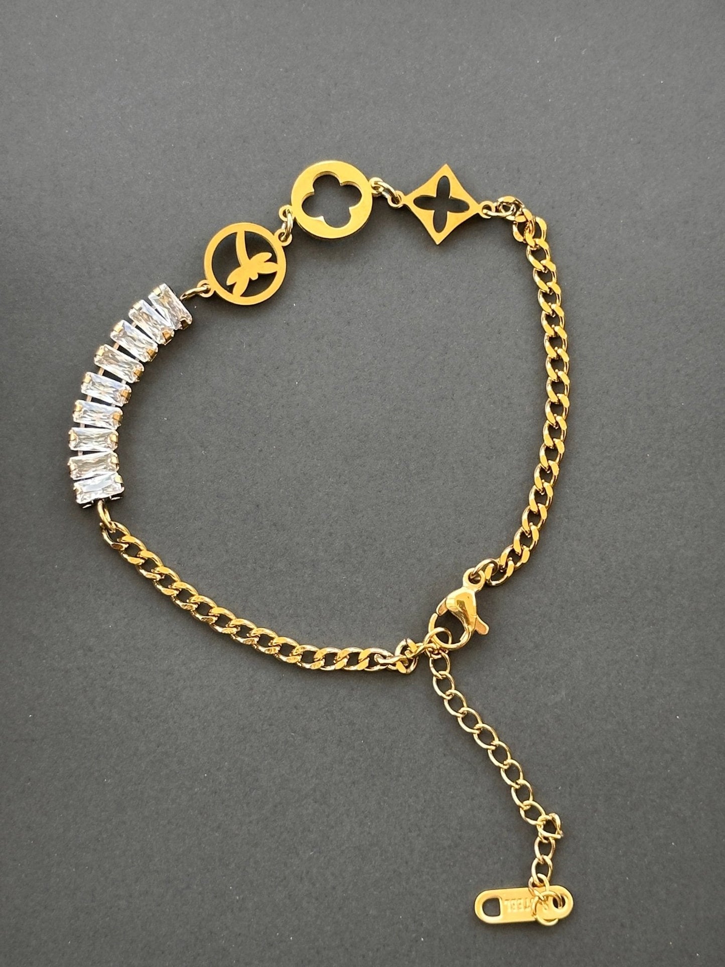 18KT Gold Plated Stainless Tarnish Free Waterproof Demi - Fine Bracelet - My Store