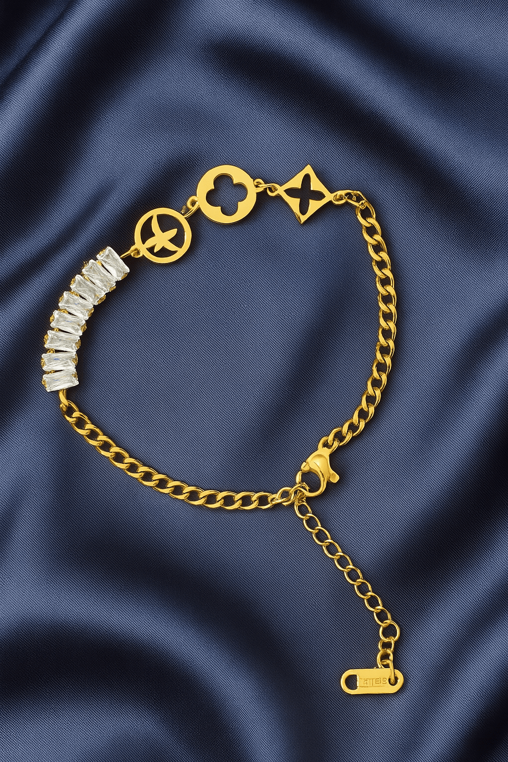 18KT Gold Plated Stainless Tarnish Free Waterproof Demi - Fine Bracelet - My Store