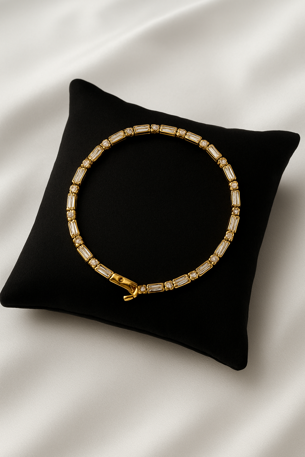 Luxury Gold-Plated Anti-Tarnish Stone Bracelet
