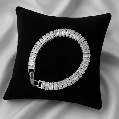 Crystal Luxe Baguette Tennis Bracelet - My Store