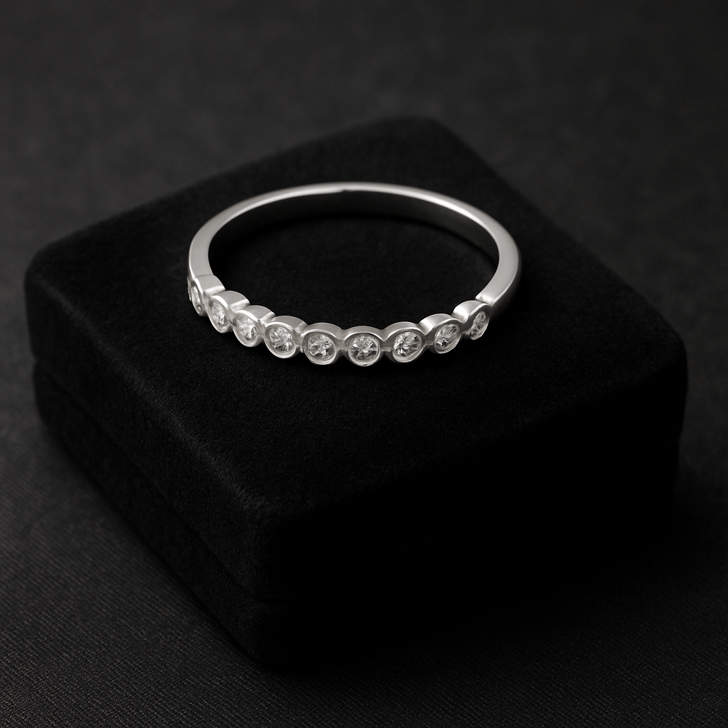 Everlight – Silver Sparkle Dots Ring - My Store