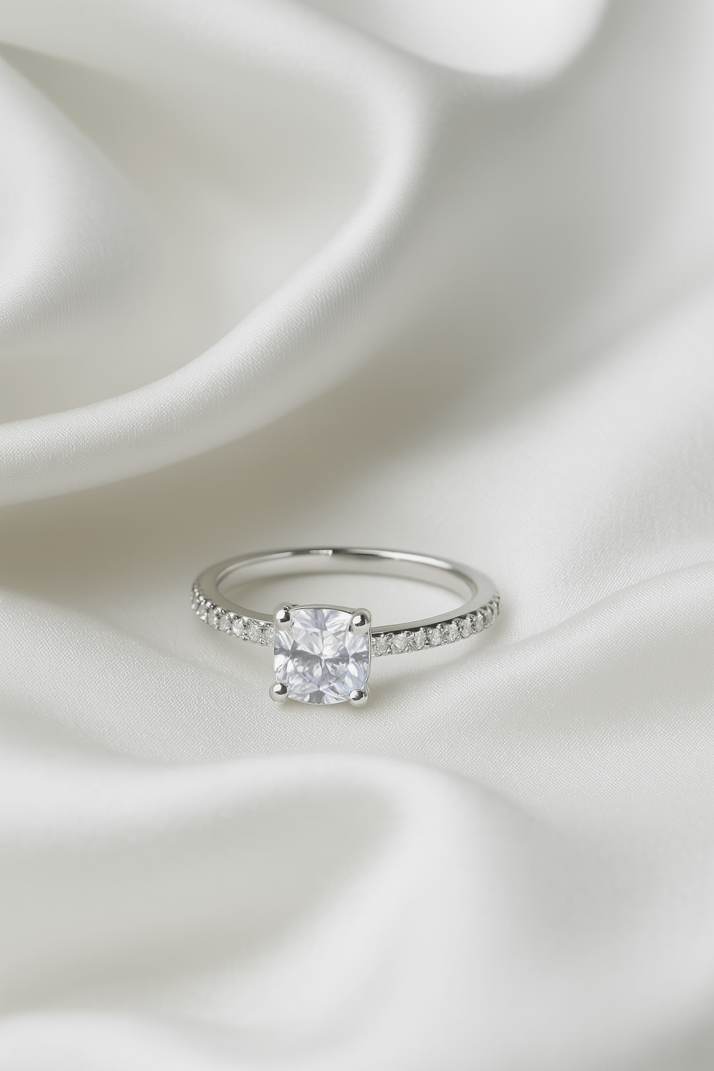 Glacier Gleam – Princess Sparkle Ring - My Store