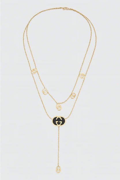 Golden Emblem Luxe Layered Necklace - My Store