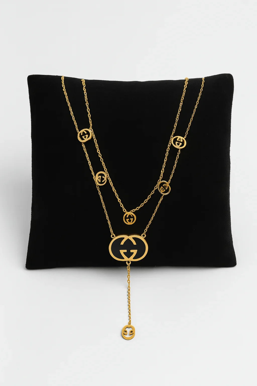 Golden Emblem Luxe Layered Necklace - My Store
