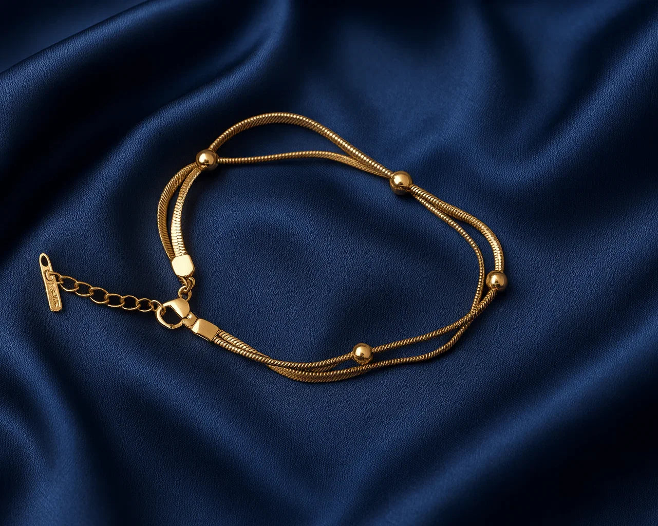 Golden Harmony Dual - Strand Bracelet - My Store