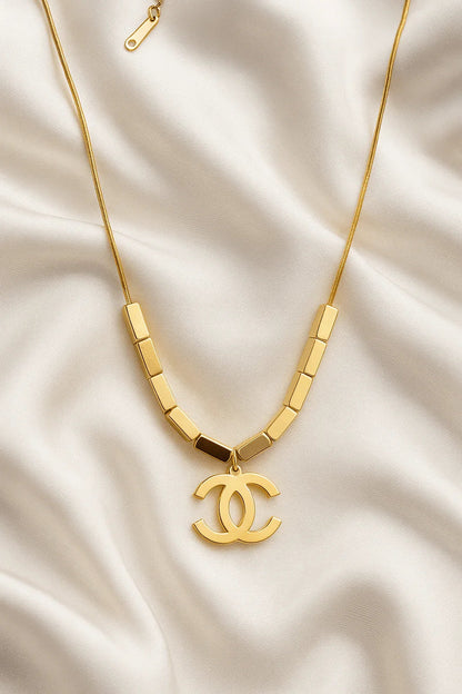 Iconic Muse Bold CC Pendant Necklace - My Store