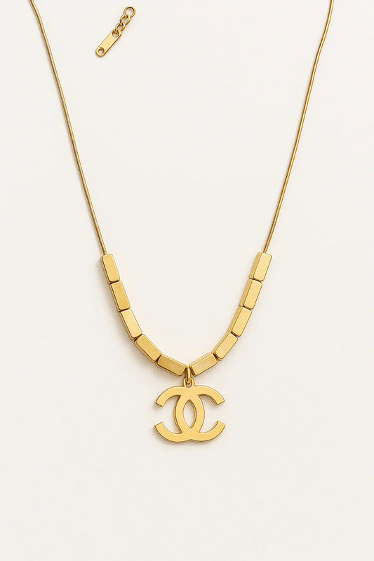 Iconic Muse Bold CC Pendant Necklace - My Store