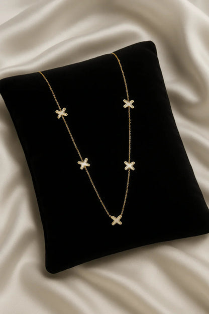 Ivory Whisper Petal Necklace - My Store