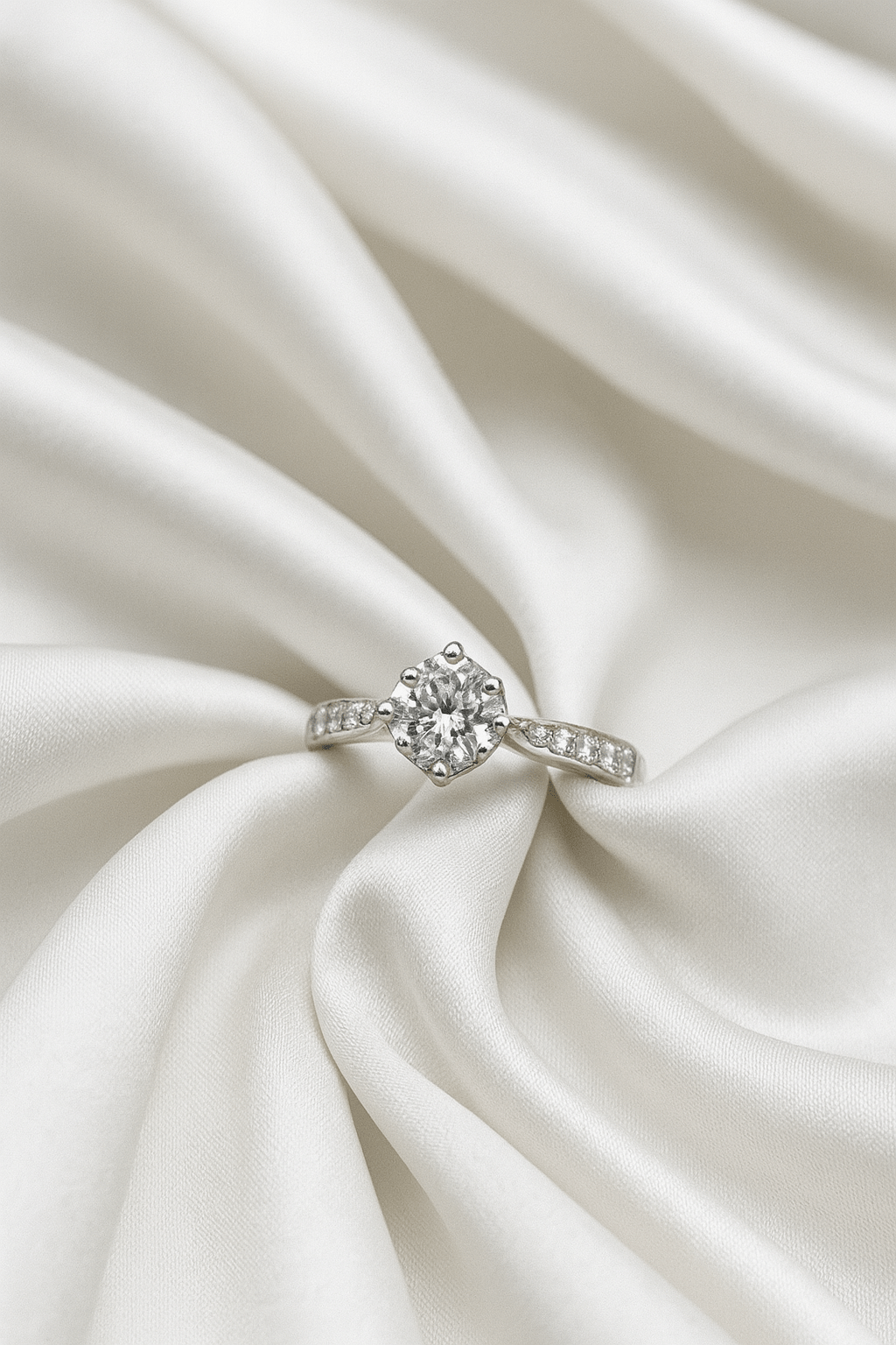 Luna Light – Classic Sparkle Engagement Ring - My Store