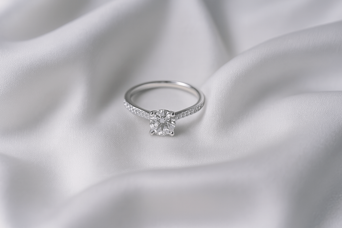 Luna Light – Classic Sparkle Engagement Ring - My Store