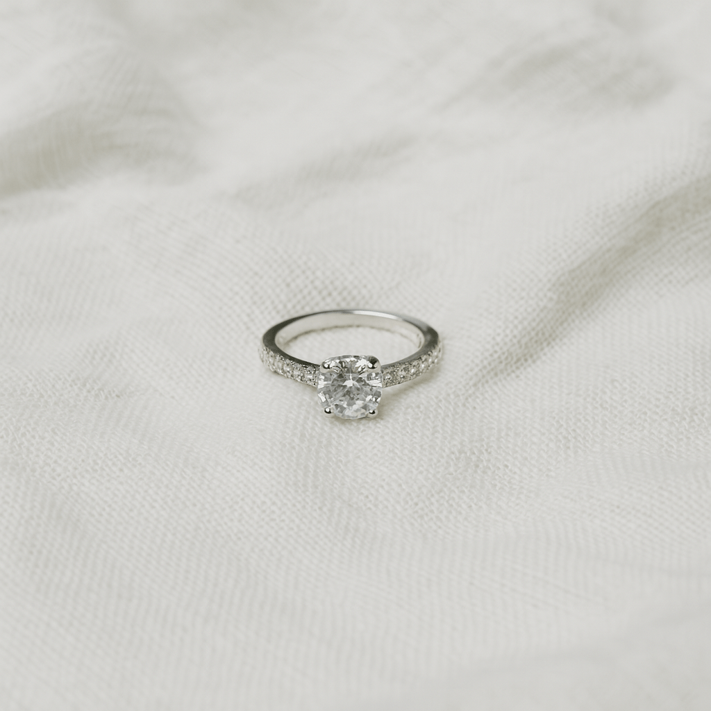 Luna Light – Classic Sparkle Engagement Ring - My Store