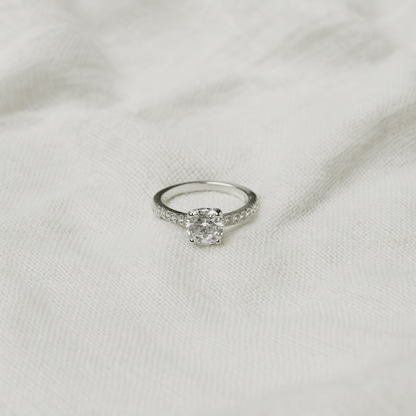Luna Light – Classic Sparkle Engagement Ring - My Store