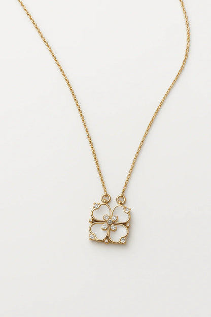 Magnetique Amour Heart - Clover Convertible Pendant Necklace - My Store