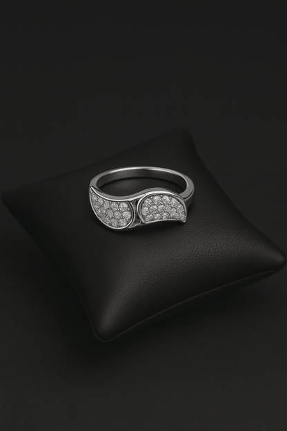 Moonleaf – Dual Petal Sparkle Band - My Store