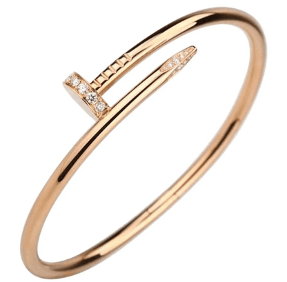 Nail gold plated bracelet rhinestones Jewelry - My Store
