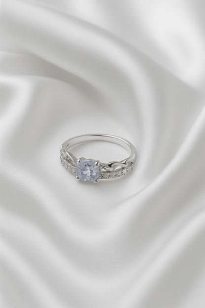 Starlight Crown – Timeless CZ Engagement Ring - My Store