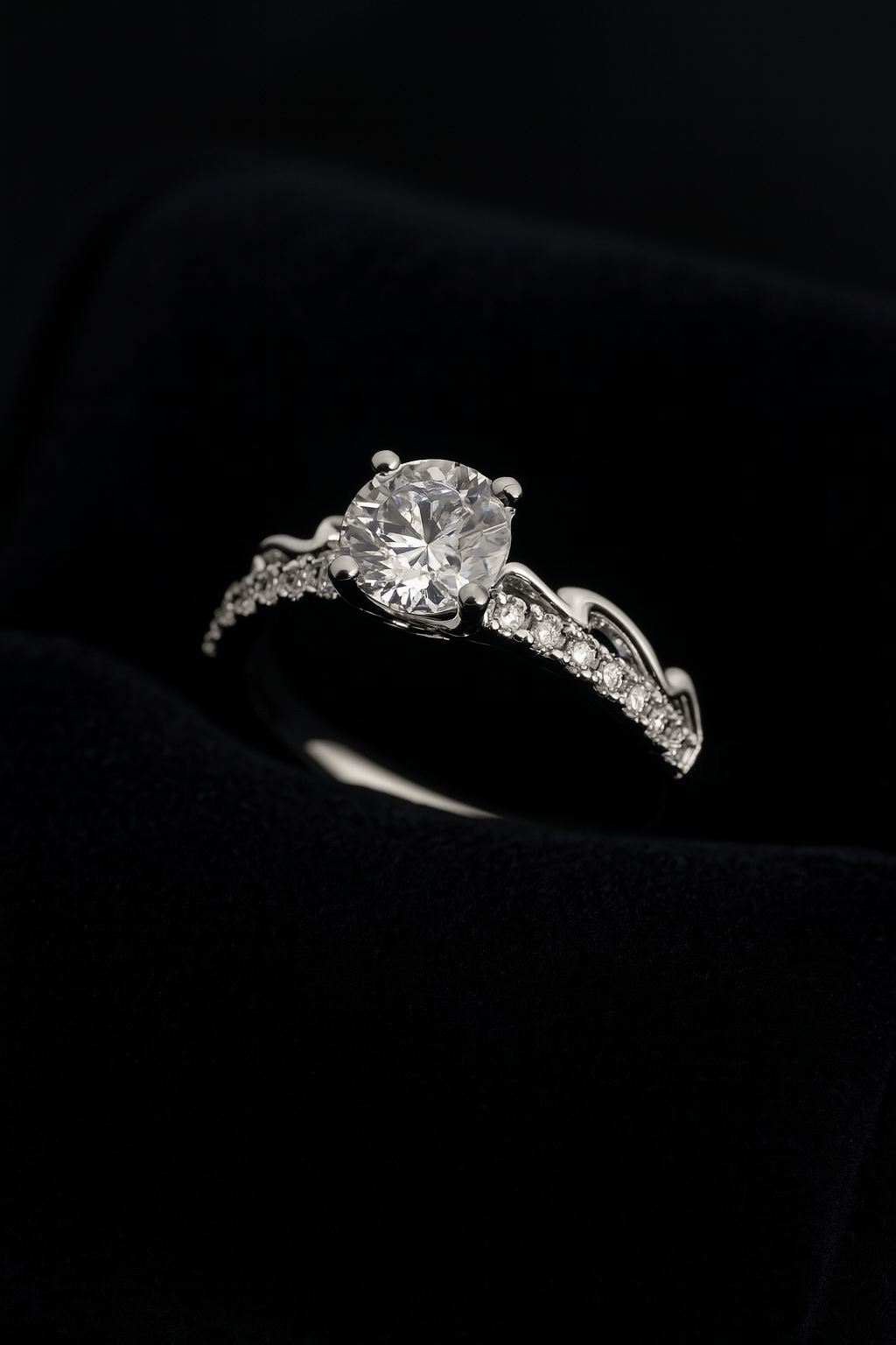 Starlight Crown – Timeless CZ Engagement Ring - My Store