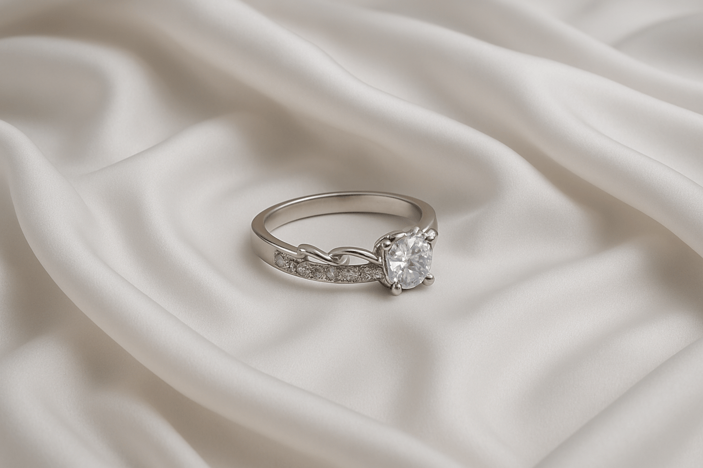 Starlight Crown – Timeless CZ Engagement Ring - My Store