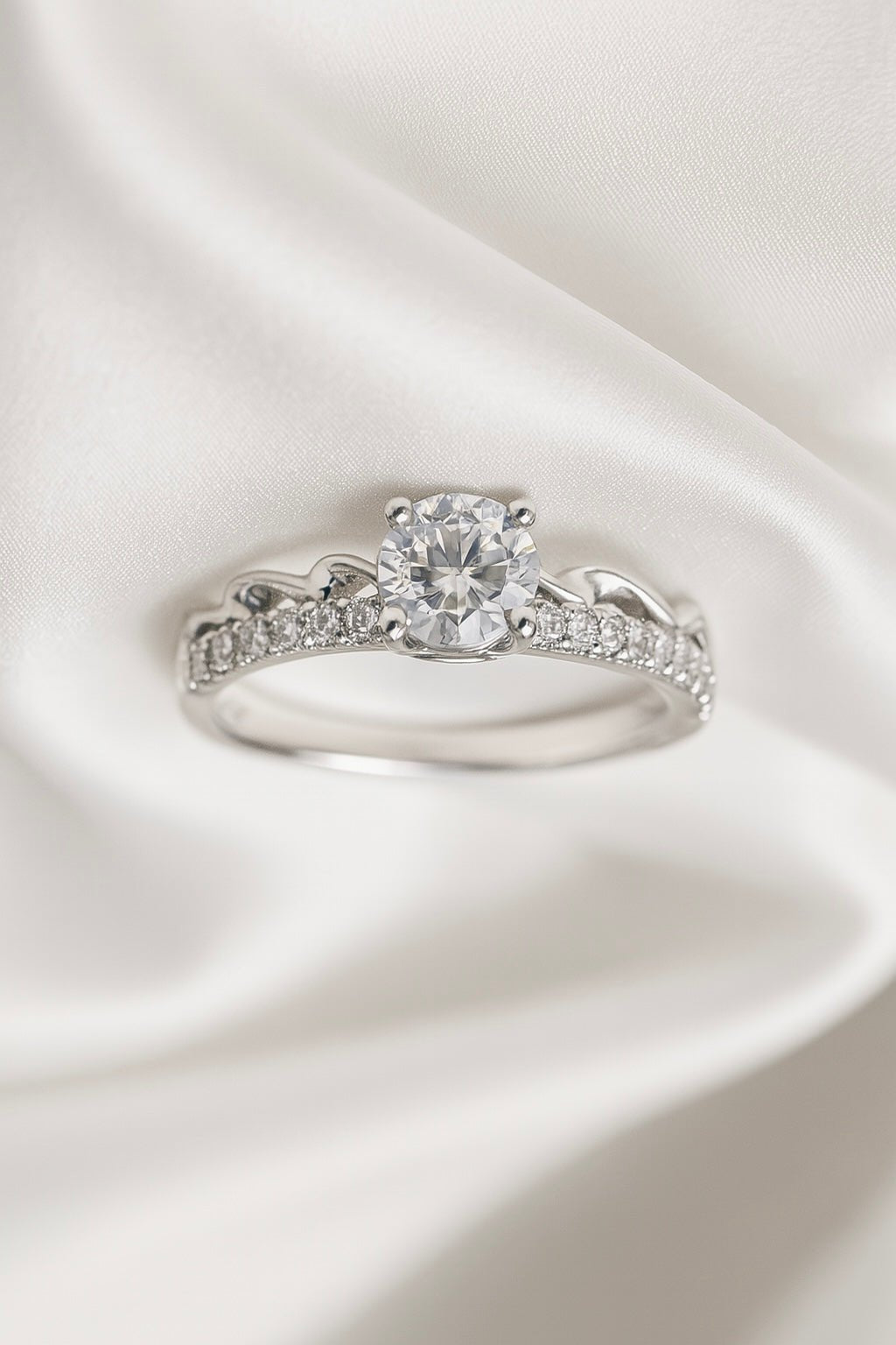 Starlight Crown – Timeless CZ Engagement Ring - My Store